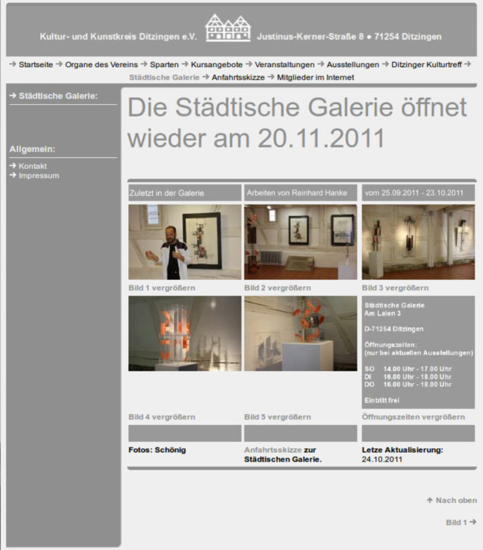 Pressemeldung Ausstellungseindruecke Ditzingen Staedtische_Galerie Ausstellung Stuttgarter_Zeitung