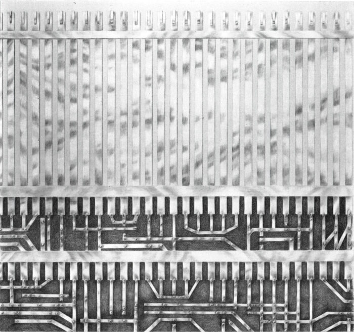 moderne Kunst auswechselbar anonym digital vernetzt uniform Element Generalisierung Komplexität Komponente Modul Modell Raster Reihung System Struktur Strukturalisierung Technik Transformation Norm Standardisierung Technik Variabilität Differenzierung Modifikation Imagination Assoziation Metapher Information Informationsgesellschaft Realität