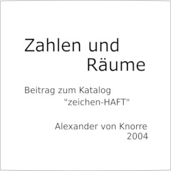 Link zum Essay: Zahlen und Räume