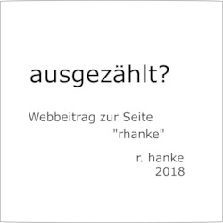 Link zu Essay: ausgezählt