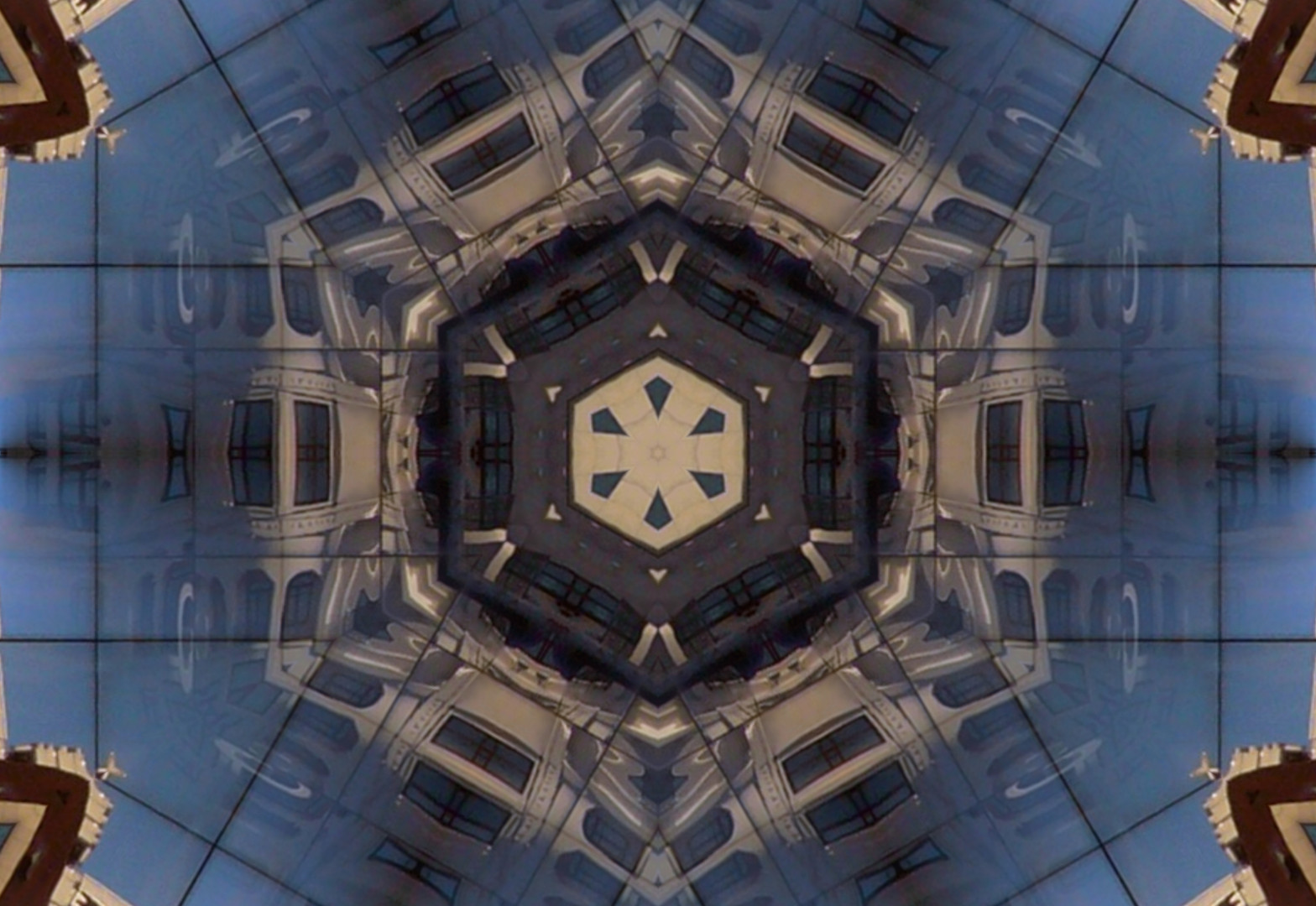 moderne Kunst Kunstwerk atypisch Fotodruck Landschaft Architektur Fassade Spiegelung Matrix Realität verändert variabel normiert Raster Modifikation manipulieren digital Farbkontrast Umwandlung Derivat Illusion Imagination Individualität Inspiration Intuition Fiktion
